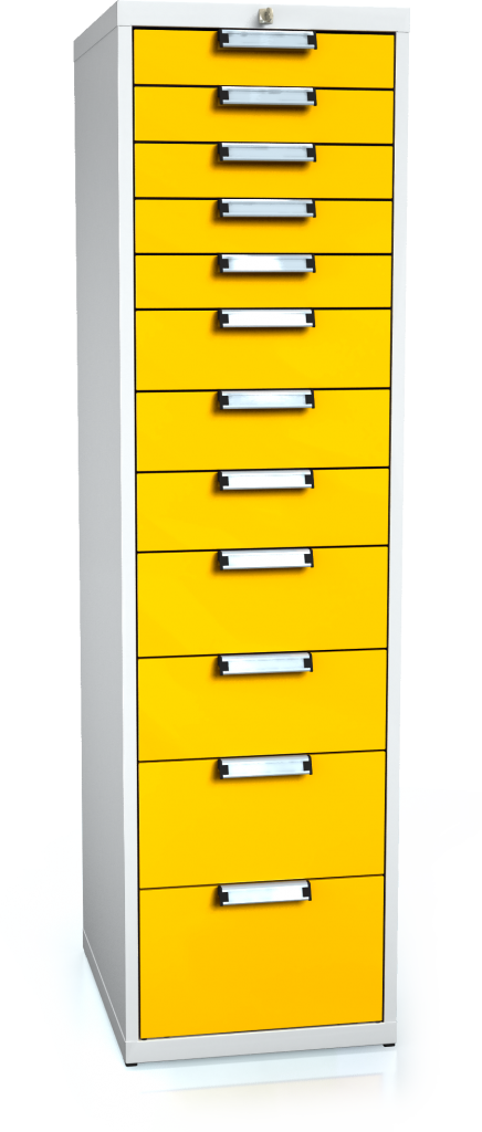 Unterbaublöcke UNI für Werkbänke 1773 x 480 x 600 - 12x Schubladen